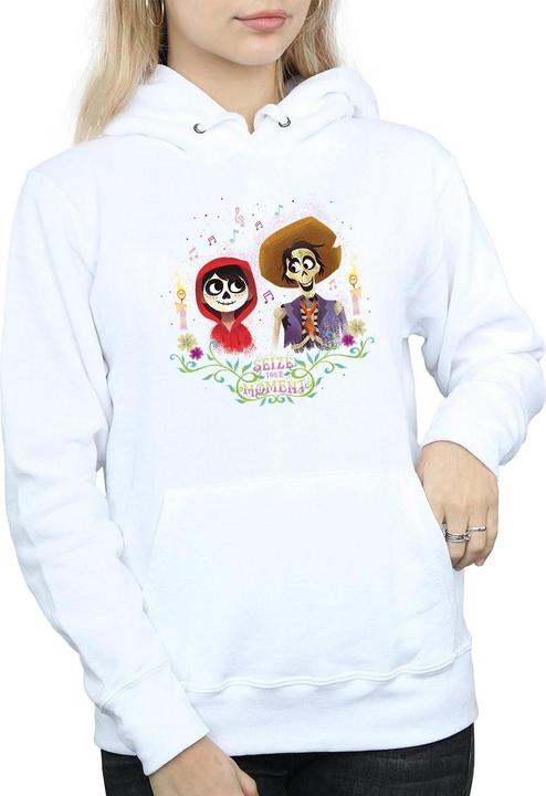 Actual product image Disney Womens/Ladies Coco Miguel And Hector Hoodie (L)