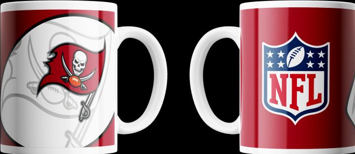 Produktbild Great Branding Tampa Bay Buccaneers Mug Shadow Logo & Shield 330ml (330 ml)