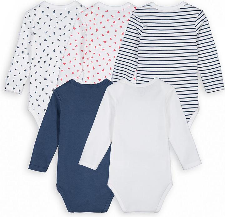Produktbild La Redoute Collections 5er-Pack gerippte Bodys mit langen Ärmeln (54)