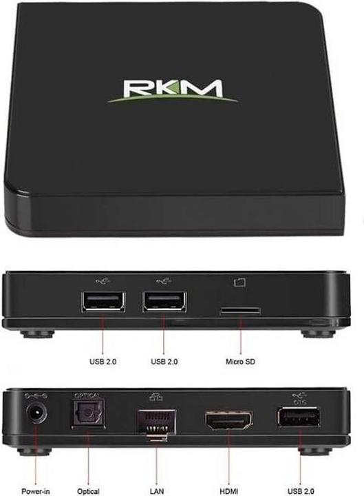 Actual product image Rikomagic Mini PC with Android PNI MK06 from 1 GB RAM, 8 GB internal memory (8 GB, Android 5.1 (Lollipop))
