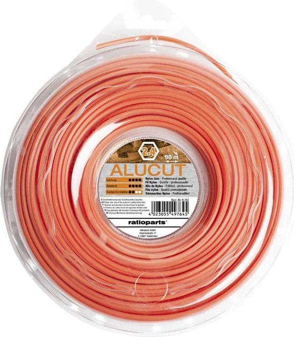 Actual product image Westfalia Alu polyamide thread (nylon thread) 2.4 mm - 90 m - 6 edg. (Trimmer line + line spool)