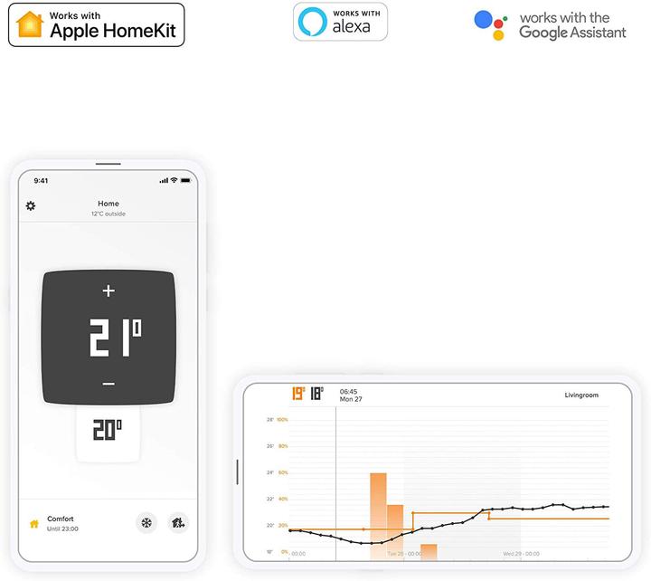 Actual product image Netatmo Wireless radiator thermostat set