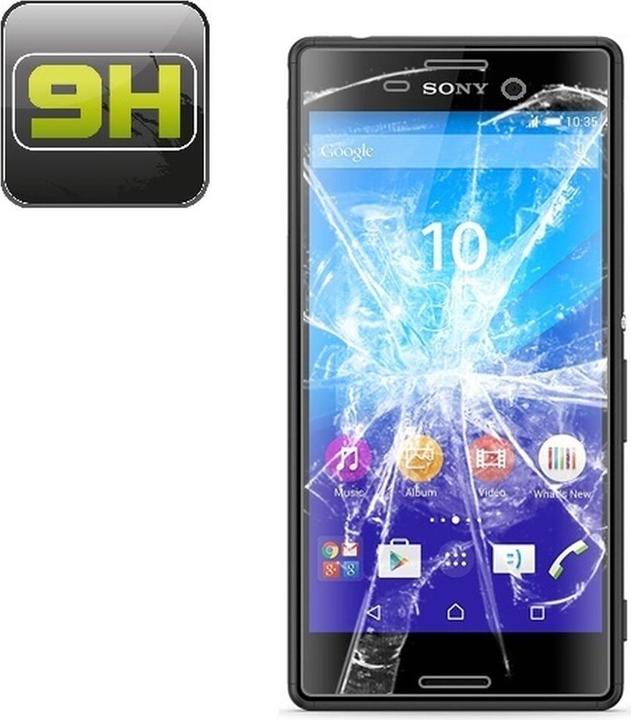 Actual product image Protectorking 3x real tempered 9H armoured glass 3D CLEAR (1 Piece, Sony Xperia M4 Aqua)