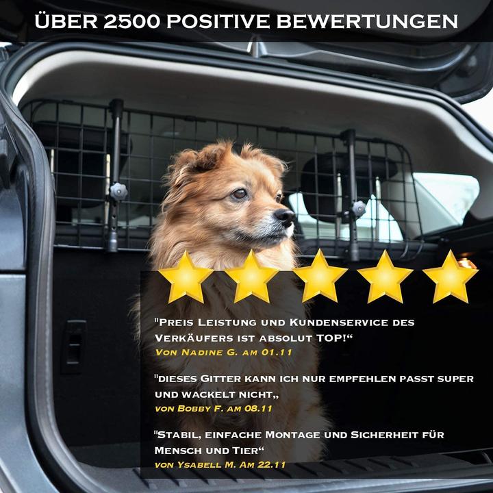 Image du produit Heldenwerk Kofferraum Hundegitter (Chien, Respirant)