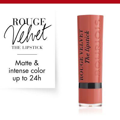 Image du produit Bourjois Rouge Velvet Le rouge à lèvres (15 Pêche Tatin)