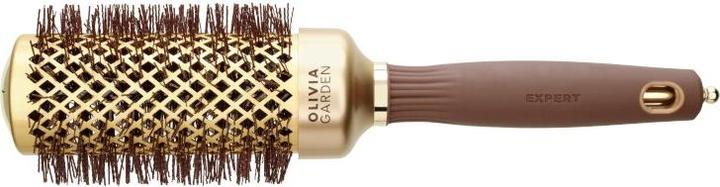 Olivia Garden Expert Blowout Shine Gewellte Borsten Gold&Braun 45 mm