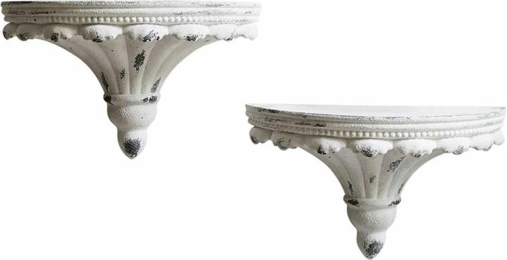 Immagine prodotto Loberon Set di 2 mensole da parete Liara bianco antico