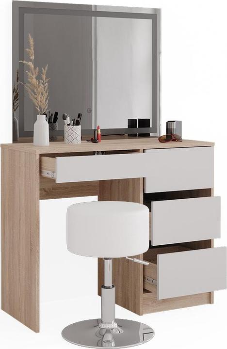 Produktbild Vicco Sherry mit Hocker und Beleuchtung (90 x 75 x 40 cm)