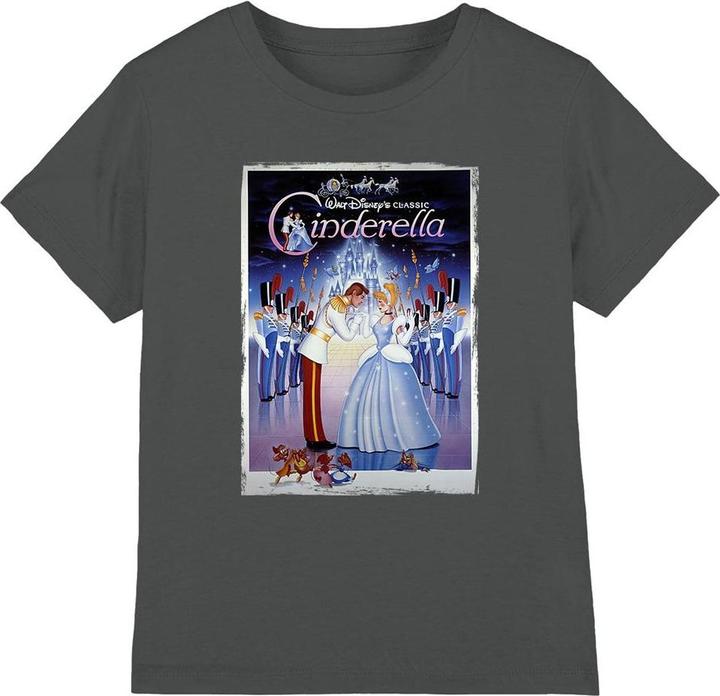 Actual product image Cinderella Childrens/Kids Poster T-Shirt (128)