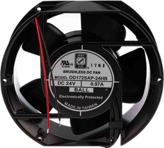Produktbild Rs Pro Lüfter 172x150x51mm 24VDC 24W 390,8m³/h (172 mm, 2 x)