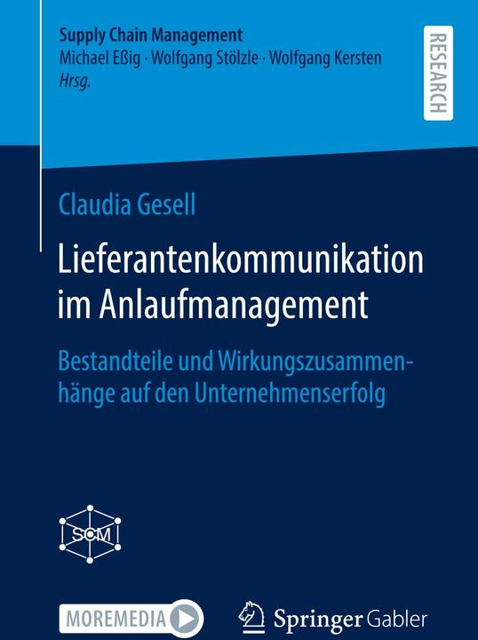Immagine prodotto Lieferantenkommunikation im Anlaufmanagement (Tedesco, Claudia Gesell, 2024)