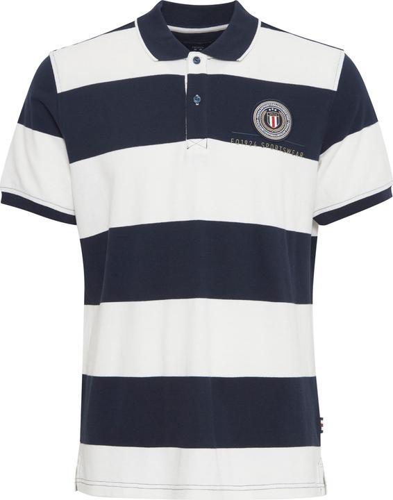 FQ1924 FQPeter stripe polo shirt w badge 21900639