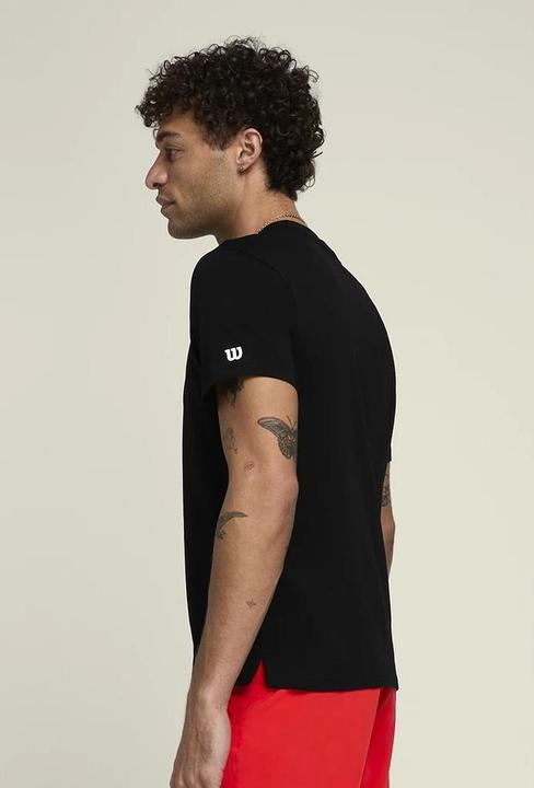Wilson Team Graphic T-Shirt Unisex Schwarz