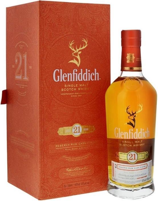 Image du produit Glenfiddich 21 ans Gran Reserva (Single Malt, Scotch Whisky, 1 x 70 cl)
