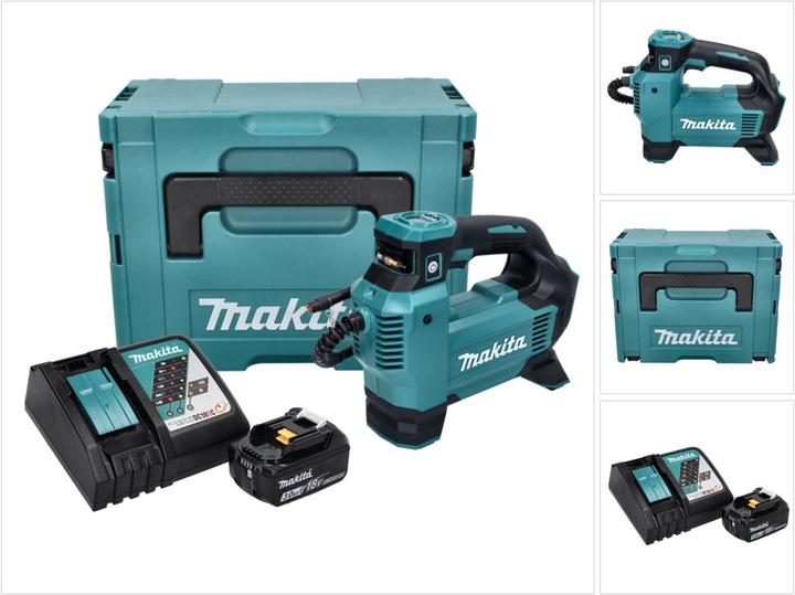Produktbild Makita DMP 181 RF1J Akku Kompressor 18 V 11,1 bar + 1x Akku 3,0 Ah + Ladegerät + Makpac (11.10 Bar)