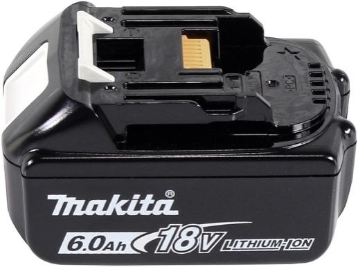 Actual product image Makita DMP 181 G1J Battery compressor 18 V 11.1 bar + 1x battery 6.0 Ah + Makpac - without charger (11.10 bar)