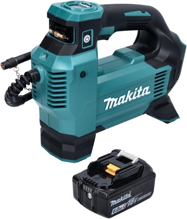 Produktbild Makita DMP 181 G1 Akku Kompressor 18 V 11,1 bar + 1x Akku 6,0 Ah - ohne Ladegerät (11.10 Bar)