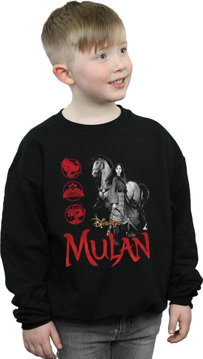 Actual product image Disney Boys Mulan Movie Horse Pose Sweatshirt (104)