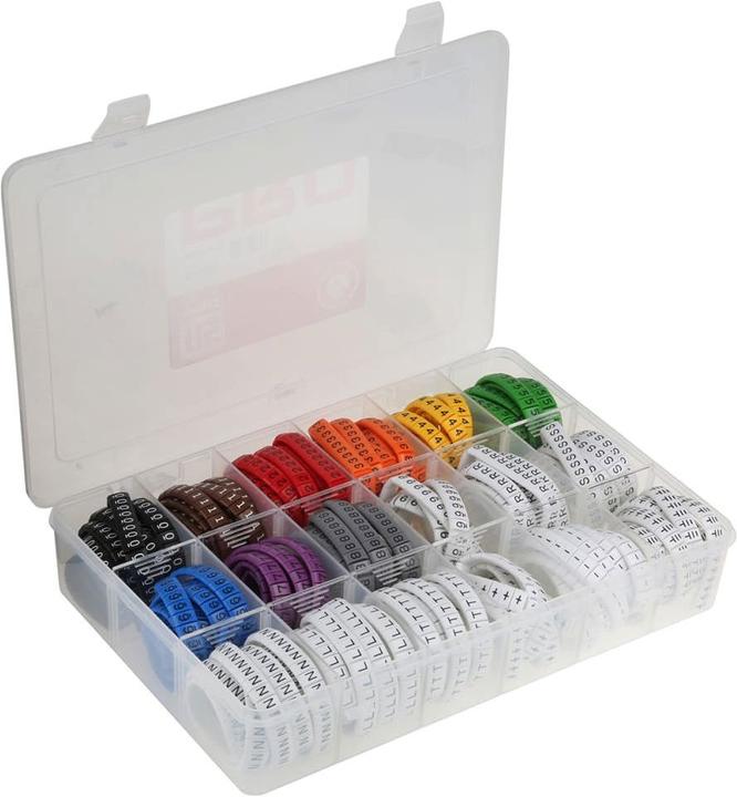 Productafbeelding Rs Pro PVC kabelmarkeringsset