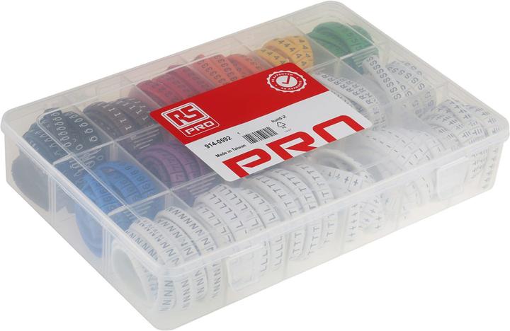 Productafbeelding Rs Pro PVC kabelmarkeringsset