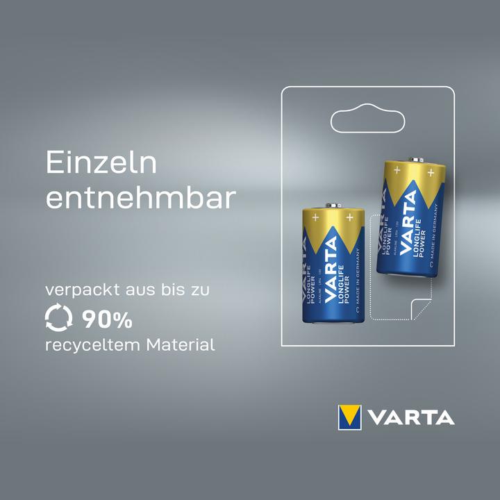 Immagine prodotto Varta potenza a lunga durata (2 pz., C, 7800 mAh)