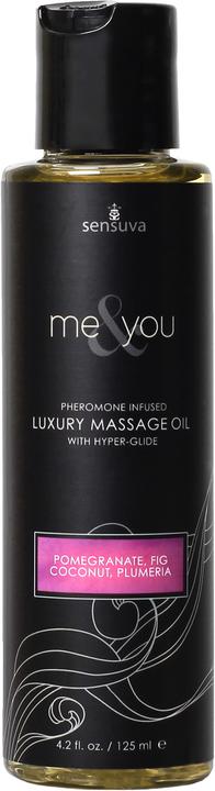 Sensuva Me & You Pomegranate, Fig, Coconut & Plumeria Massage Oil 125 ml