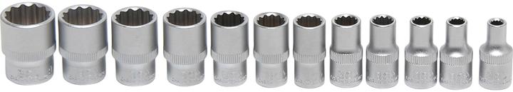 Actual product image BGS Socket Set, 12-point | 6.3 mm (1/4") Drive | Inch Sizes | 12 pcs.