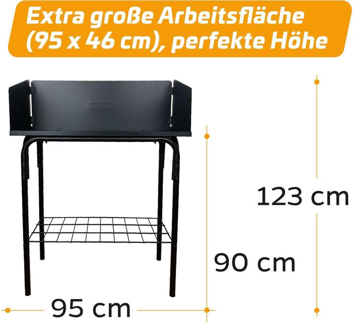 Image du produit Grillfürst Station Dutch Oven / Table Dutch Oven avec pare-vent