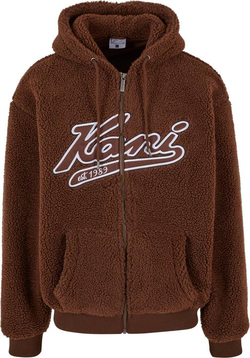 Karl Kani KM233-019-1 KK Varsity Teddy Full Zip Hoodie - 111345