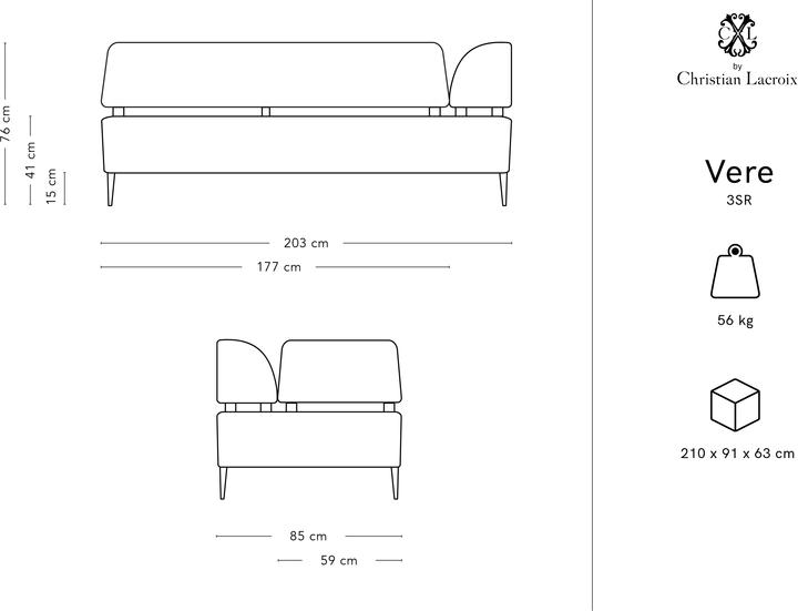 Produktbild CXL by Christian Lacroix Vere (3-Sitzer, 2-Sitzer, 4-Sitzer)
