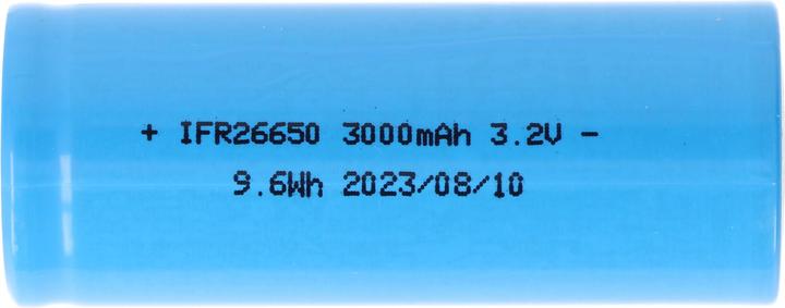 Immagine prodotto Cottcell Batteria IFR26650 (1 pz., 26650, 3000 mAh, Accumulatore di carica elettrica)