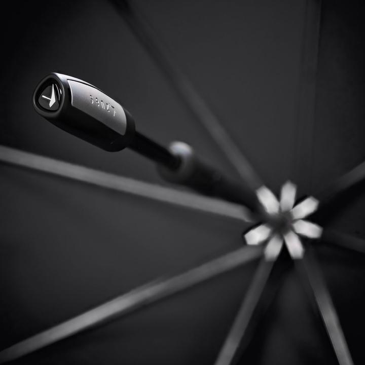 Actual product image Senz Stick Storm Umbrella, XXL, Pure Black