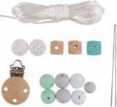 Immagine prodotto Rayher Kit artigianale: catena ciuccio, verde menta, verd