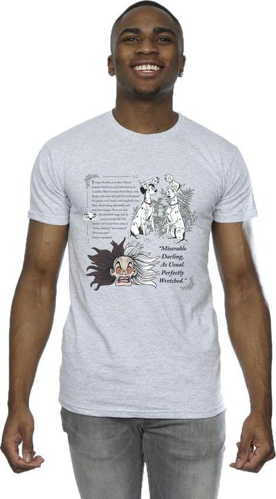 Immagine prodotto Disney 101 Dalmatians Miserable Darling Maglietta Uomo (3XL)