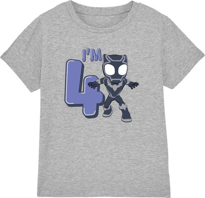Black TShirt 4. Geburtstag