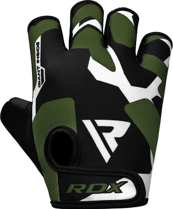 Actual product image Rdx Gym Gloves Sumblimation F6 Black/Green-L (L)
