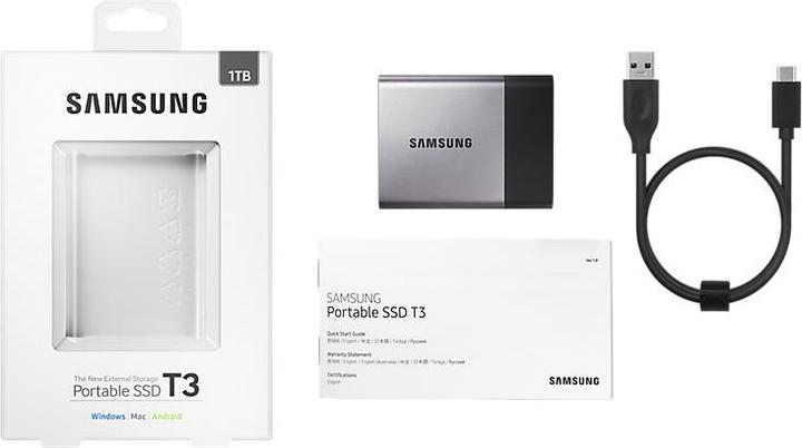 Produktbild Samsung Portable SSD T3 (1000 GB)