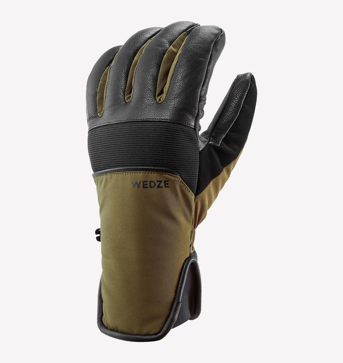 Actual product image Wedze Ski gloves adults - 550 khaki (L)