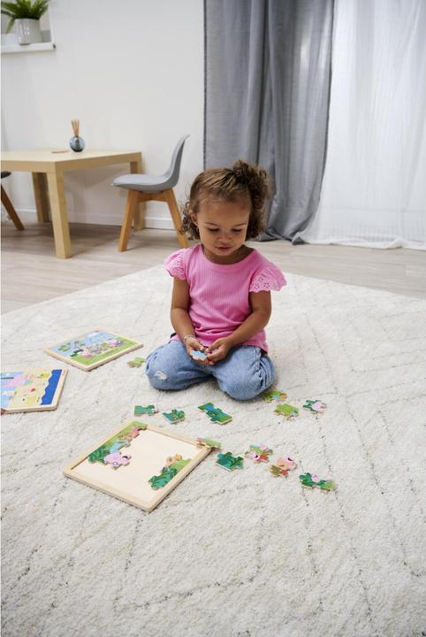Immagine prodotto Eichhorn Peppa Pig, puzzle a intarsio, 3 assortiti. (20 pezzi)