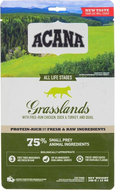 Actual product image Acana Cat Regional GRASSLANDS 340gr (Adult, 4 pcs., 340 g)