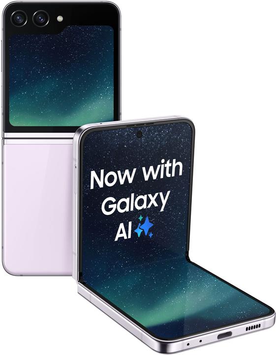 Image du produit Samsung Galaxy Z Flip 5 (256 Go, Lavande, 6.70", SIM + eSIM, 12 Mpx, 5G)