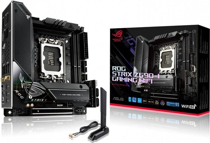 Produktbild ASUS ROG Strix Z690-I Gaming Wifi (LGA 1700, Intel Z690 (DDR5), Mini-ITX)