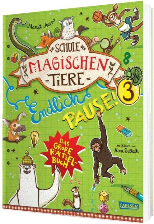 Produktbild Die Schule der mag Tiere - Endlich Pause! Rätselbuch (Deutsch, Christiane Hahn, Nikki Busch, Margit Auer, 2023)