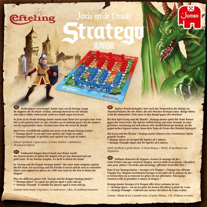 Image du produit Jumbo Stratego Junior Joris et le dragon (Allemand, Anglais, Français, Néerlandais)