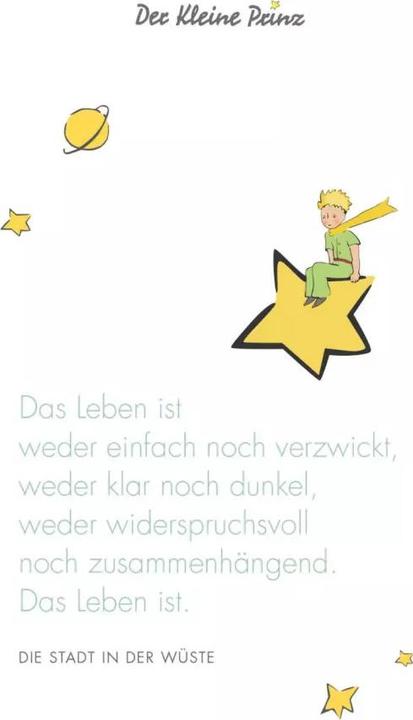 Image du produit Man sieht nur mit dem Herzen gut (Allemand, Antoine de Saint-Exupéry, 2021)