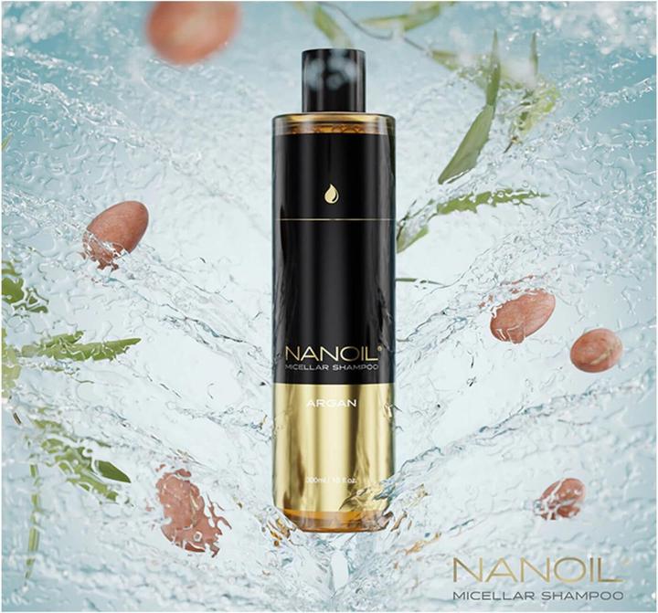 Immagine prodotto Nanoil Shampoo Micell con olio di Argan (300 ml, Shampoo liquido)