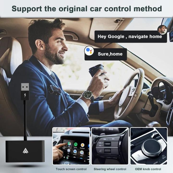 Produktbild PowerGuard Android Auto Wireless Adapter für Android Smartphones & Cars