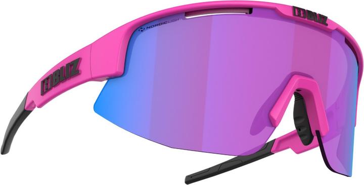 Actual product image Bliz Matrix Nano Optic Nordic Light (Matt Neon Pink, Begonia, Violet w Blue Multi)