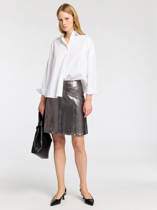 Image du produit Selected Femme Metallic Lederminirock (36)