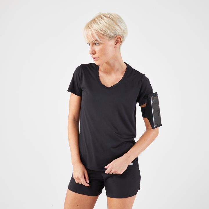 Actual product image Kiprun Running armband smartphone very large - black